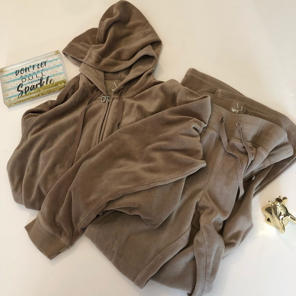 Super soft velour sweatsuit